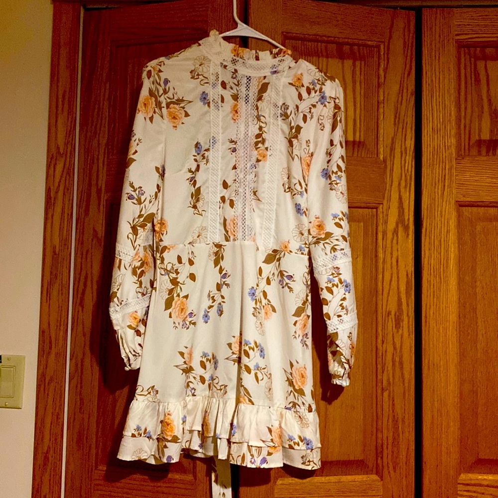 Boho white dress